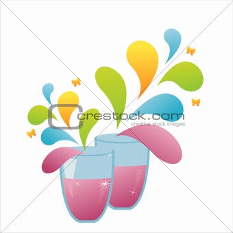 colorful drink