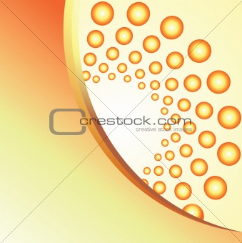 Background with sunlight. Vector.