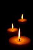 Three Burning candles
