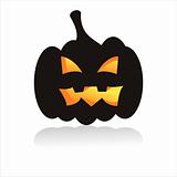 halloween pumpkin silhouette