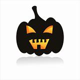 halloween pumpkin silhouette
