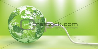 vector sustainable green energy concept