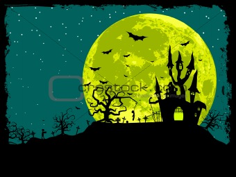 Halloween poster background