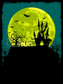 Halloween poster background