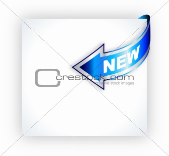 Colorful Reflective "NEW" arrow 