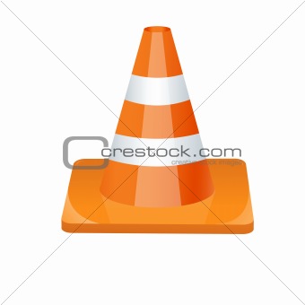 vector traffic cone