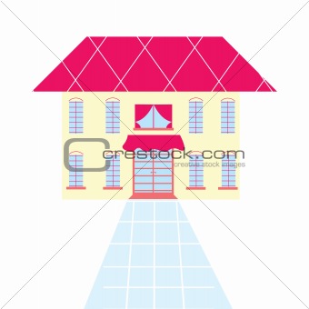 Clip-art with house
