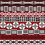 Ethnic pattern with african symbols