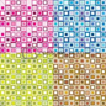 Four pattern in squares