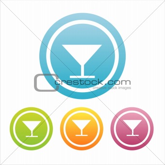 set of 4 drink signs