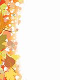 Autumn background template.