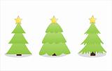 christmas trees icons