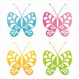 stylish butterflies
