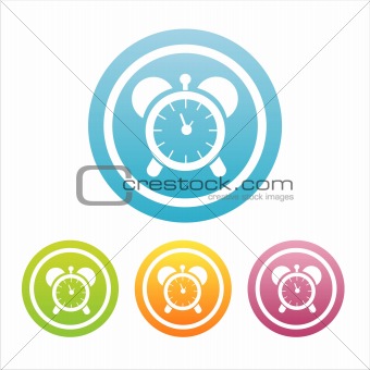 set of 4 clock signs