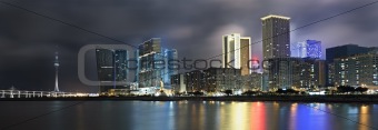 Panoramic cityscape