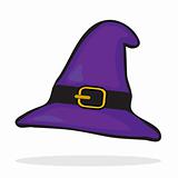 Purple witch's hat