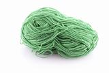 Green ball knitting wool