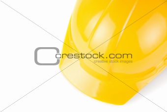 Yellow helmet closeup