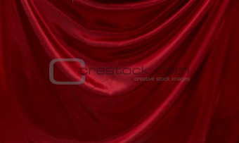 red textile background