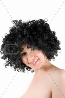 frizzy hairstyle