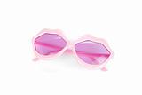 party pink  lips shaped glasses