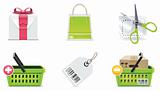 Vector shopping icon set and elements. Part 3