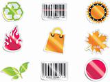 Vector shopping icon set and elements. Part 6