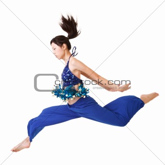 Stylish dancer posing