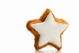 one star shaped cinnamon biscuit