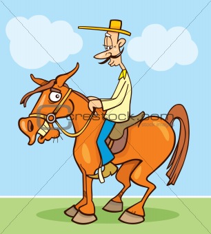 Funny horseman