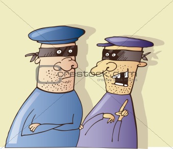 Two thieves talking