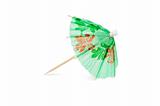 Green Cocktail Umbrella