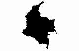 Republic of Colombia - white background
