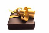 gift with gold ribbon