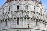 Baptistry of St. John in Pisa, Tuscany, Italy 