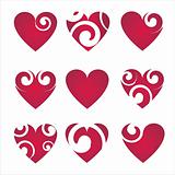 hearts icons