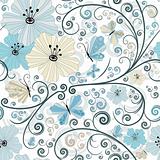 Pastel seamless floral pattern 