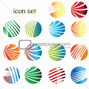 icon set, web buttons