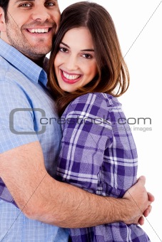 couple hugging each other