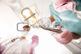 Dentist Pulling Teeth