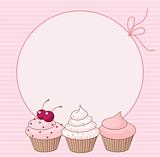 Wonderful cupcake card
