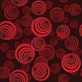 Pattern with abstract circles