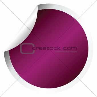 Purple sticker