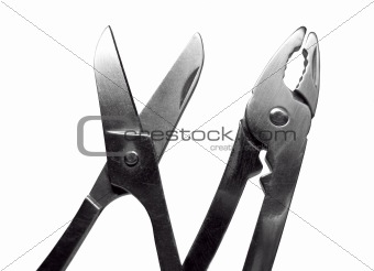 scissors and pliers 