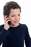 young man on the phone