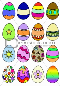 Decorated eggs