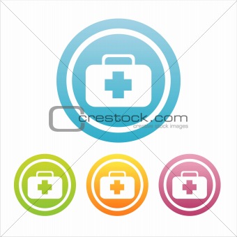colorful medical signs