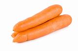 Fresh Carrots Isolated 