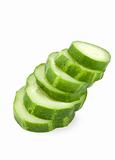 Fresh cut cucumber