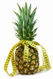 Ripe juicy pineappl